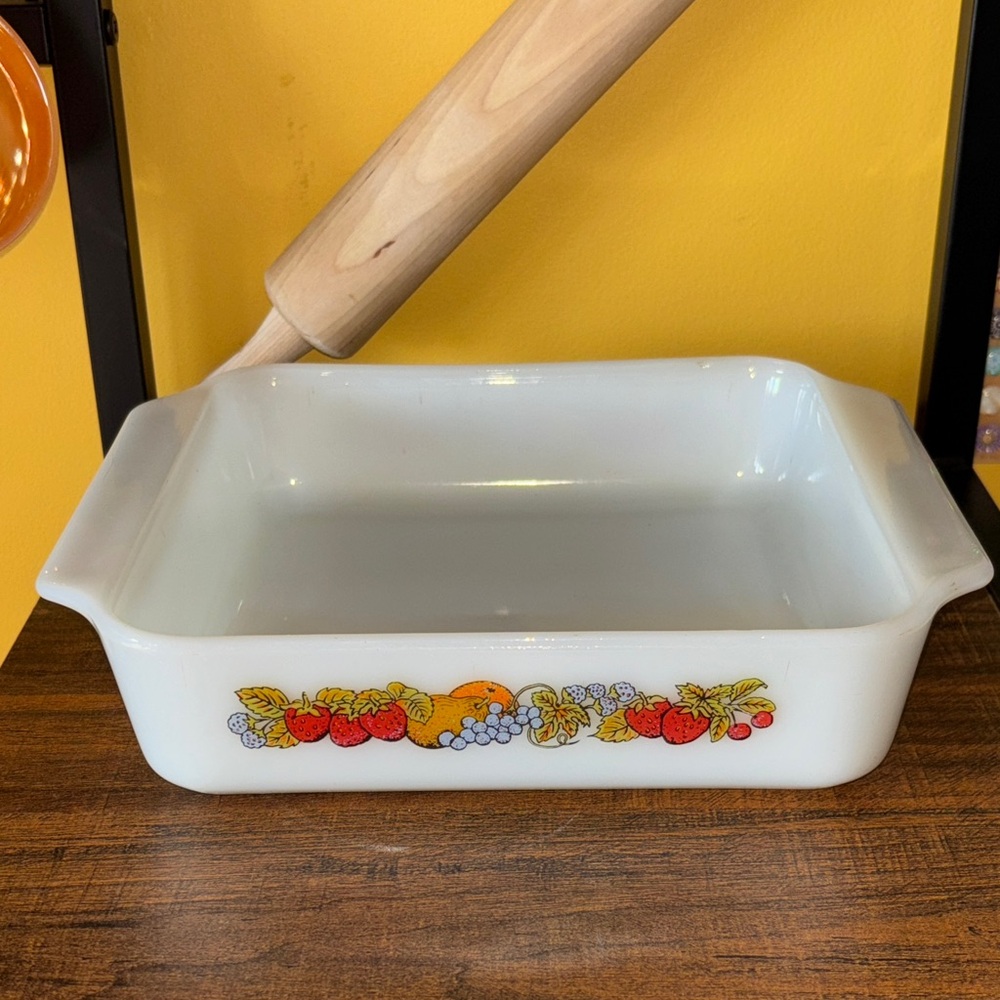 Vintage Fruit Harvest Anchor Hocking